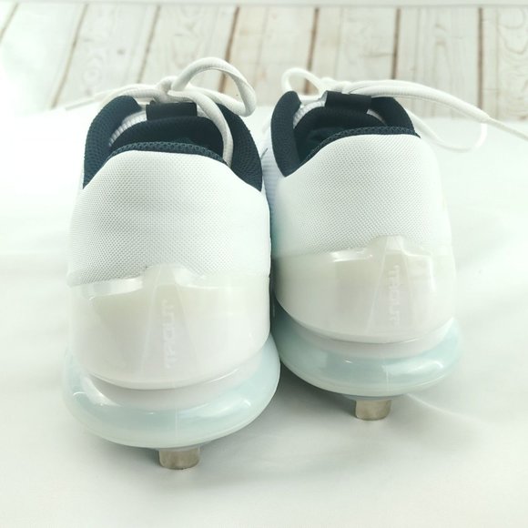 Nike Mens Force Zoom Trout 7 Pro CQ7224-101 White Lace Up Baseball Cleats Sz 8.5 main image 6